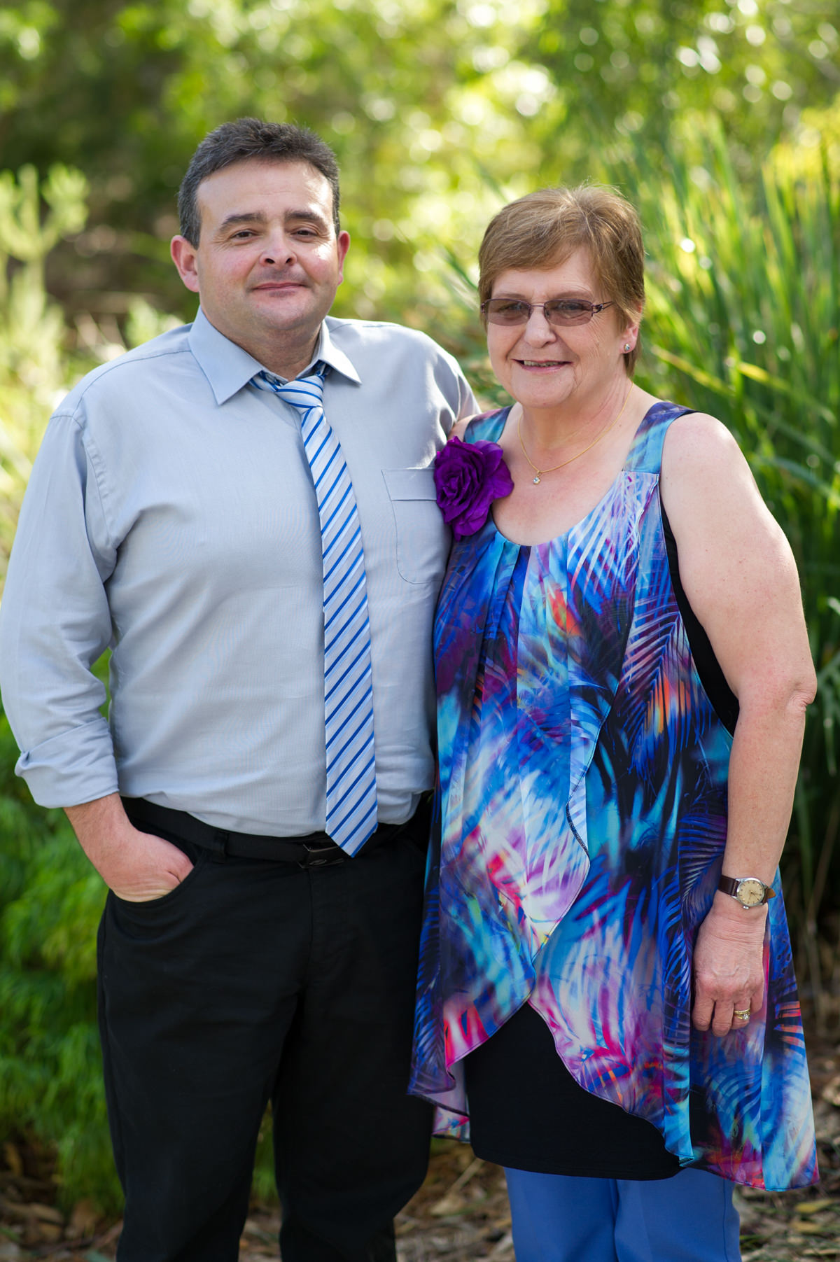 Groom with wedding guest at Marlee Pavilion, Perth
