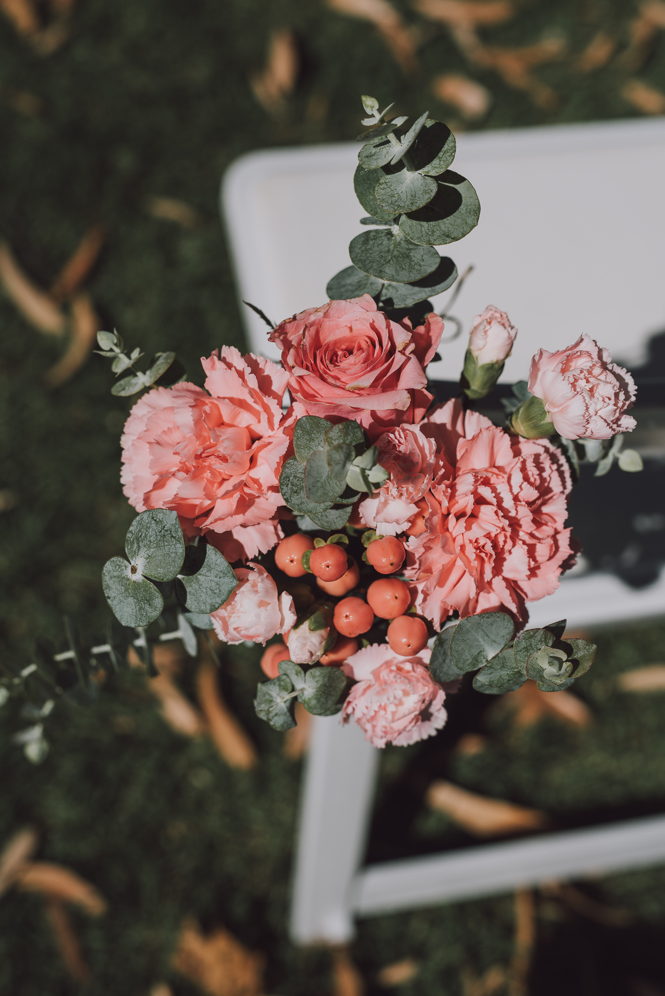 close up of flower decorations