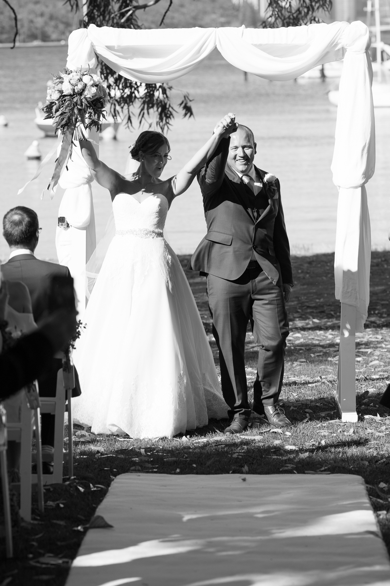 bride and groom just announced